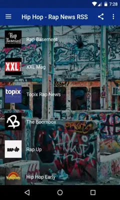 Hip Hop - Rap News RSS Free android App screenshot 4